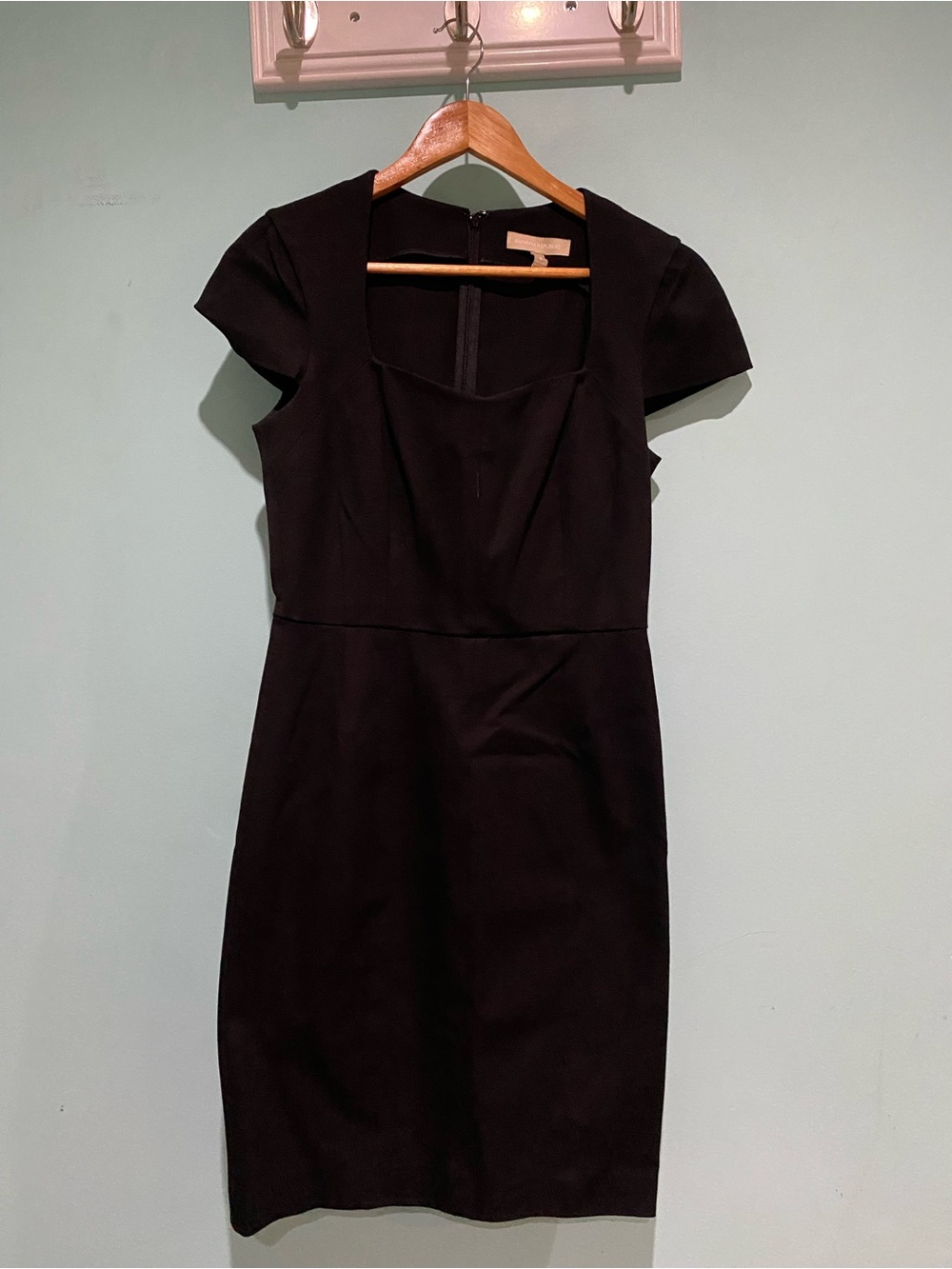 Banana Republic Black Midi Sheath Dress